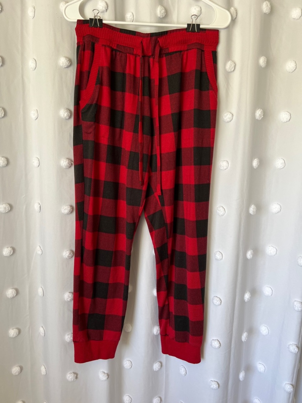 Women’s Red & Black Buffalo Plaid Lounge Pajama Pants